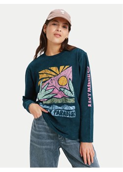 Roxy Bluzka Hangloose Washed ERJZT06028 Czarny Relaxed Fit ze sklepu MODIVO w kategorii Bluzki damskie - zdjęcie 188752485