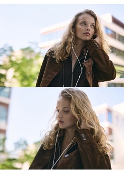 Reserved - Oversizowa bluza - ciemnobrązowy ze sklepu Reserved w kategorii Bluzy damskie - zdjęcie 188753439