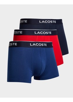 LACOSTE BOKSERKI LACOSTE 3 PACK BOXER SHORTS ze sklepu JD Sports  w kategorii Majtki męskie - zdjęcie 188754316