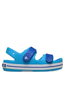Sandały Crocs Crocband Cruiser Sandal K 209423 Niebieski ze sklepu eobuwie.pl w kategorii Sandały dziecięce - zdjęcie 188755708
