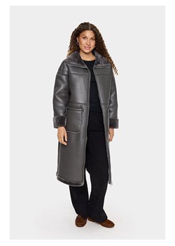 SAINT TROPEZ Płaszcz zimowy w kolorze antracytowym ze sklepu Limango Polska w kategorii Kurtki damskie - zdjęcie 188756255