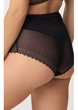 Koronkowe figi damskie wysokie czarne 222, Kolor czarny, Rozmiar S, Babell ze sklepu Primodo w kategorii Majtki damskie - zdjęcie 188756277