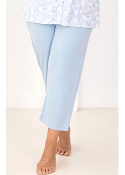 Bawełniana piżama damska rozpinana plus size niebieska 738, Kolor niebieski, Rozmiar XXL, Regina ze sklepu Primodo w kategorii Piżamy damskie - zdjęcie 188756365