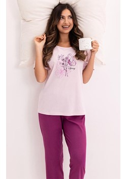 Bawełniana piżama damska różowa 739, Kolor różowy, Rozmiar S, Regina ze sklepu Primodo w kategorii Piżamy damskie - zdjęcie 188756376