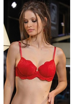 Koronkowy biustonosz usztywniany czerwony Delice, Kolor czerwony, Rozmiar 75B, Sielei ze sklepu Primodo w kategorii Biustonosze - zdjęcie 188756386