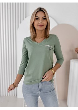 bluzka meryn pistacjowa one size ze sklepu UBRA w kategorii Bluzki damskie - zdjęcie 188756687