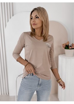 bluzka meryn beżowa one size ze sklepu UBRA w kategorii Bluzki damskie - zdjęcie 188756696