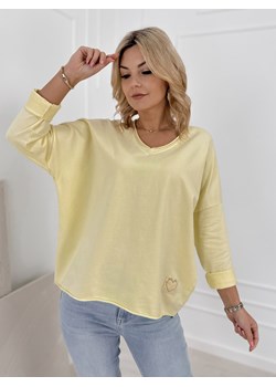 bluzka rosemary żółta one size ze sklepu UBRA w kategorii Bluzki damskie - zdjęcie 188756858