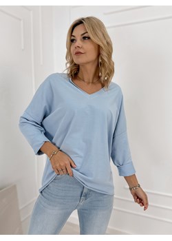 bluzka rosemary błękitna one size ze sklepu UBRA w kategorii Bluzki damskie - zdjęcie 188756867