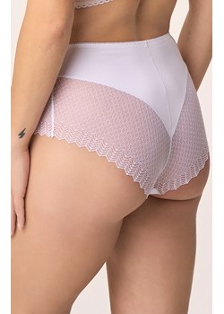 Koronkowe figi damskie wysokie białe 222, Kolor biały, Rozmiar S, Babell ze sklepu Intymna w kategorii Majtki damskie - zdjęcie 188756919