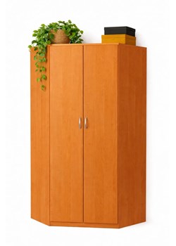 Narożna szafa z półkami olcha R1-P63 ze sklepu Edinos.pl w kategorii Szafy - zdjęcie 188757166