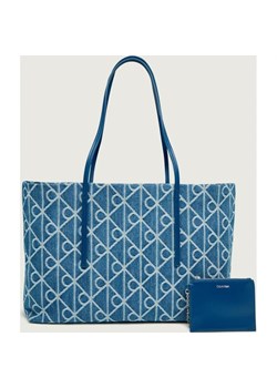 Calvin Klein Jeansowa shopperka + saszetka ze sklepu Gomez Fashion Store w kategorii Torby Shopper bag - zdjęcie 188758036