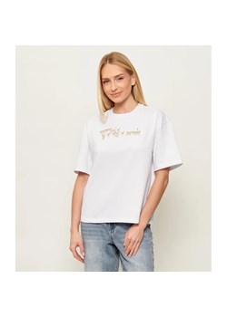 Just Cavalli T-shirt | Regular Fit ze sklepu Gomez Fashion Store w kategorii Bluzki damskie - zdjęcie 188758178