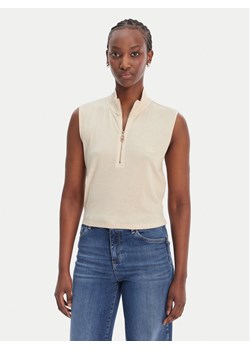 Liu Jo Sport Top TA6174 J3845 Écru Regular Fit ze sklepu MODIVO w kategorii Bluzki damskie - zdjęcie 188758359