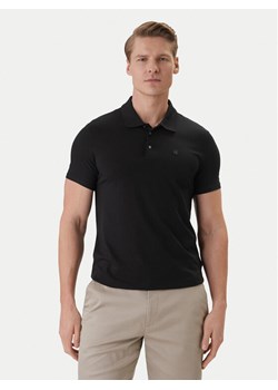 Calvin Klein Polo LV04LF200G Czarny Slim Fit ze sklepu MODIVO w kategorii T-shirty męskie - zdjęcie 188758407