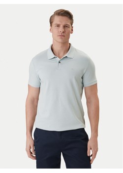 Calvin Klein Polo LV04LC254G Zielony Slim Fit ze sklepu MODIVO w kategorii T-shirty męskie - zdjęcie 188758459