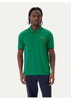 Aeronautica Militare Polo 261PO1308UP00082 Zielony Regular Fit ze sklepu MODIVO w kategorii T-shirty męskie - zdjęcie 188758479