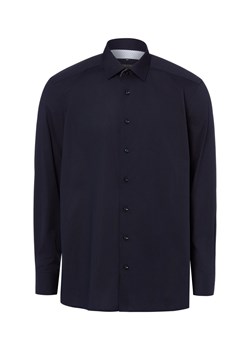 Finshley & Harding Koszula męska Mężczyźni Modern Fit Bawełna (100%) granatowy jednolity ze sklepu vangraaf w kategorii Koszule męskie - zdjęcie 188759348