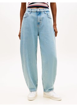 Tommy Jeans Dżinsy - Jeanie Balloon Kobiety Bawełna bielony jednolity ze sklepu vangraaf w kategorii Jeansy damskie - zdjęcie 188759366