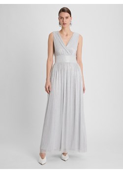 Guido Maria Kretschmer Damska sukienka wieczorowa - Lady in Silver Kobiety srebrny jednolity ze sklepu vangraaf w kategorii Sukienki - zdjęcie 188759377