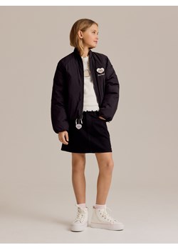 Reserved - Jeansowa spódnica Pusheen - czarny ze sklepu Reserved w kategorii Spódnice dziewczęce - zdjęcie 188759449