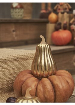 Sinsay - Lampka stołowa LED w kształcie dyni - złoty ze sklepu Sinsay w kategorii Oświetlenie led - zdjęcie 188759938