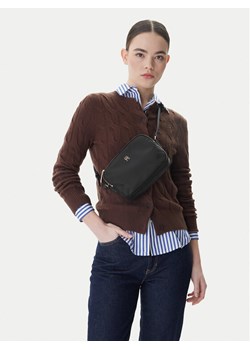 Torebka Tommy Hilfiger Poppy Th Crossover AW0AW15638 Czarny ze sklepu eobuwie.pl w kategorii Listonoszki - zdjęcie 188759975