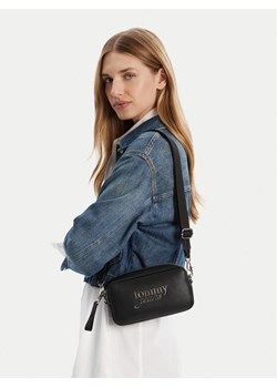 Torebka Tommy Jeans Tjw Bold Script Camera Bag AW0AW17897 Czarny ze sklepu eobuwie.pl w kategorii Listonoszki - zdjęcie 188759977