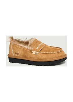 UGG Ocieplane loafersy ELLIS | shearling | zamsz | z dodatkiem wełny ze sklepu Gomez Fashion Store w kategorii Półbuty damskie - zdjęcie 188760218