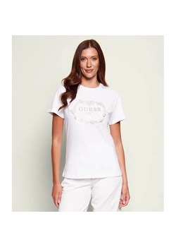 Guess T-shirt EVA | Slim Fit ze sklepu Gomez Fashion Store w kategorii Bluzki damskie - zdjęcie 188760456