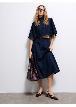 Mohito - Kurtka jeansowa - granatowy ze sklepu Mohito w kategorii Kurtki damskie - zdjęcie 188761605