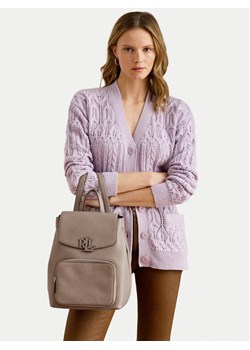 Plecak LAUREN RALPH LAUREN Medium Cameryn 431969355003 Beżowy ze sklepu eobuwie.pl w kategorii Plecaki - zdjęcie 188761845