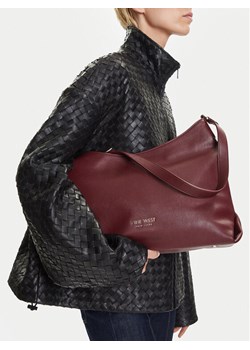 Torebka Nine West CEO-NoMad-Nostalgia-KY108 Bordowy ze sklepu eobuwie.pl w kategorii Listonoszki - zdjęcie 188761849