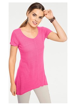 Heine Jedwabna koszulka w kolorze różowym ze sklepu Limango Polska w kategorii Bluzki damskie - zdjęcie 188761905