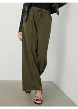 Sinsay - Spodnie z szeroką nogawką - zielony ze sklepu Sinsay w kategorii Spodnie damskie - zdjęcie 188762209