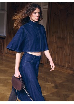 Mohito - Kurtka jeansowa - granatowy ze sklepu Mohito w kategorii Kurtki damskie - zdjęcie 188762288