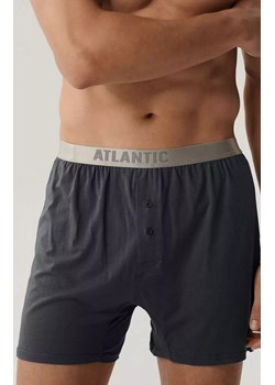 Atlantic bokserki męskie luźne grafitowe BMB-005, Kolor grafitowy, Rozmiar M, ATLANTIC ze sklepu Primodo w kategorii Majtki męskie - zdjęcie 188763175