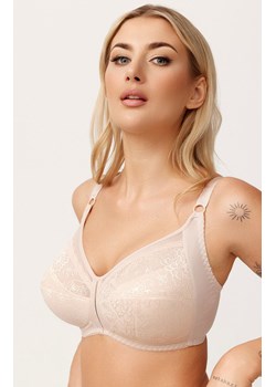 Azal biustonosz półusztywniany z koronką beżowy P024, Kolor beżowy, Rozmiar 75D, AZAL ze sklepu Primodo w kategorii Biustonosze - zdjęcie 188763777