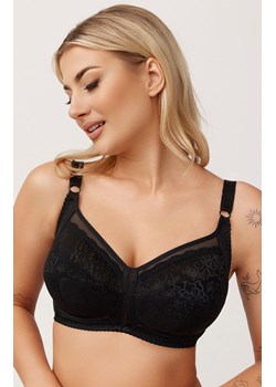 Azal biustonosz półusztywniany z koronką czarny P024, Kolor czarny, Rozmiar 75G, AZAL ze sklepu Primodo w kategorii Biustonosze - zdjęcie 188763779