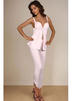 Różowa dwuczęściowa piżama damska Leah LC 90052, Kolor różowy, Rozmiar S, LivCo Corsetti Fashion ze sklepu Primodo w kategorii Piżamy damskie - zdjęcie 188764535
