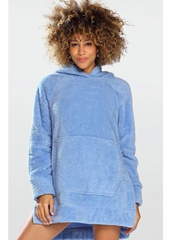Ciepła kocobluza damska polarowa niebieska Ariela, Kolor niebieski, Rozmiar M, DKaren ze sklepu Primodo w kategorii Bluzy damskie - zdjęcie 188765219