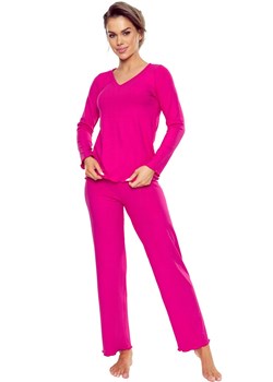 Eldar piżama damska z prążkowanej wiskozy amarantowa Rosaria, Kolor amarantowy, Rozmiar S, Eldar ze sklepu Primodo w kategorii Piżamy damskie - zdjęcie 188766535