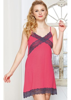 Koszula nocna 54/7-142/514, Kolor malinowy, Rozmiar M, Miss Fabio ze sklepu Primodo w kategorii Koszule nocne - zdjęcie 188767956