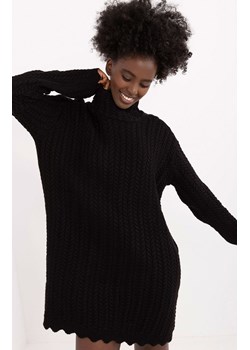 Czarna sukienka dzianinowa BA-SK-0526.91, Kolor czarny, Rozmiar uniwersalny, BADU ze sklepu Primodo w kategorii Sukienki - zdjęcie 188768215