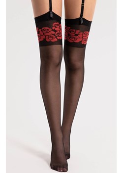 Czarne pończochy do pasa Destin 20 den, Kolor czarny, Rozmiar 3, Fiore ze sklepu Primodo w kategorii Rajstopy - zdjęcie 188768898
