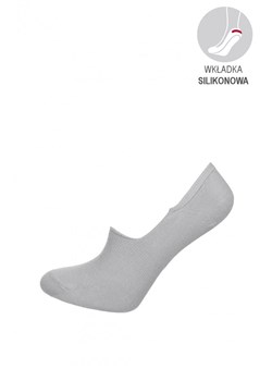 Stopki bambusowe damskie szare Footies 04, Kolor szary, Rozmiar 36-38, Fiore ze sklepu Primodo w kategorii Skarpetki damskie - zdjęcie 188768925