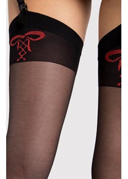 Pończochy do pasa z kokardą Incontra 20 DEN, Kolor czarny, Rozmiar 2, Fiore ze sklepu Primodo w kategorii Rajstopy - zdjęcie 188768956