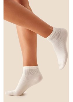 Skarpetki ażurowe za kostkę ecru SW059, Kolor ecru, Rozmiar 39-42, Gabriella ze sklepu Primodo w kategorii Skarpetki damskie - zdjęcie 188769088