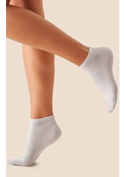 Skarpetki ażurowe za kostkę szare SW059, Kolor szary, Rozmiar 35-38, Gabriella ze sklepu Primodo w kategorii Skarpetki damskie - zdjęcie 188769089