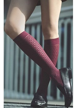 Podkolanówki w serca bordowe Anya, Kolor bordowy, Rozmiar uniwersalny, Gabriella ze sklepu Primodo w kategorii Podkolanówki - zdjęcie 188769137